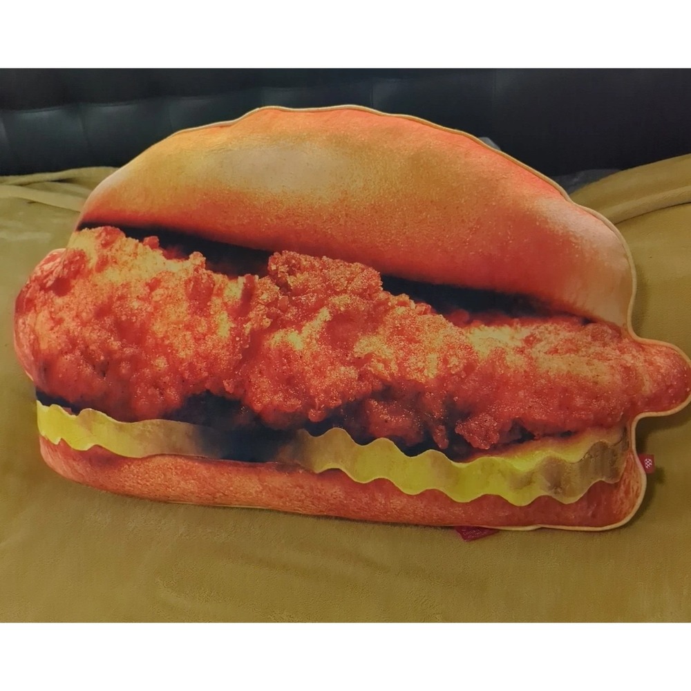 Authentic Chick-Fil-A Original Chicken Sandwich Pillow EXTRA LARGE! HTF‎